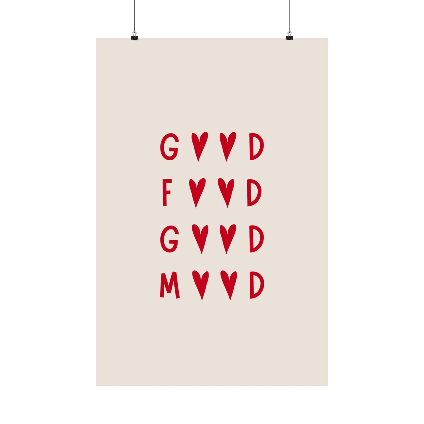 Good Food Matte Vertical Poster
