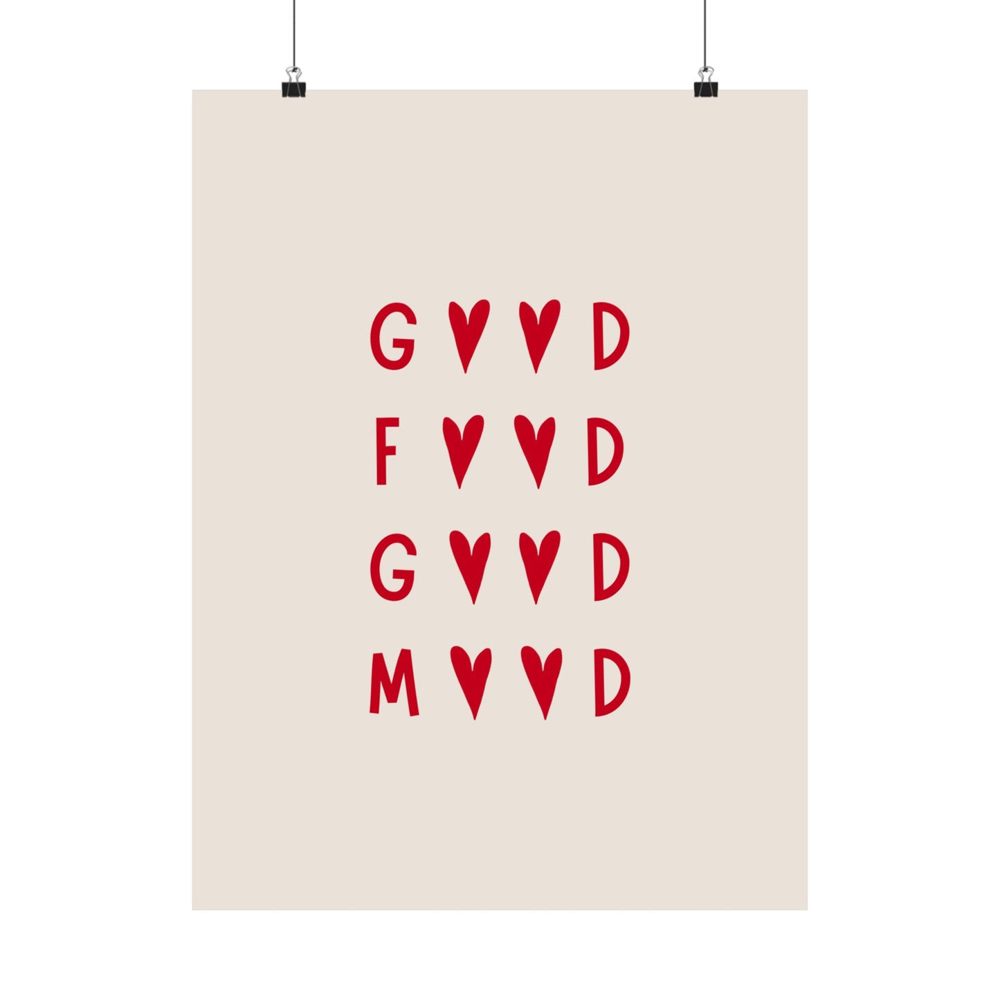 Good Food Matte Vertical Poster
