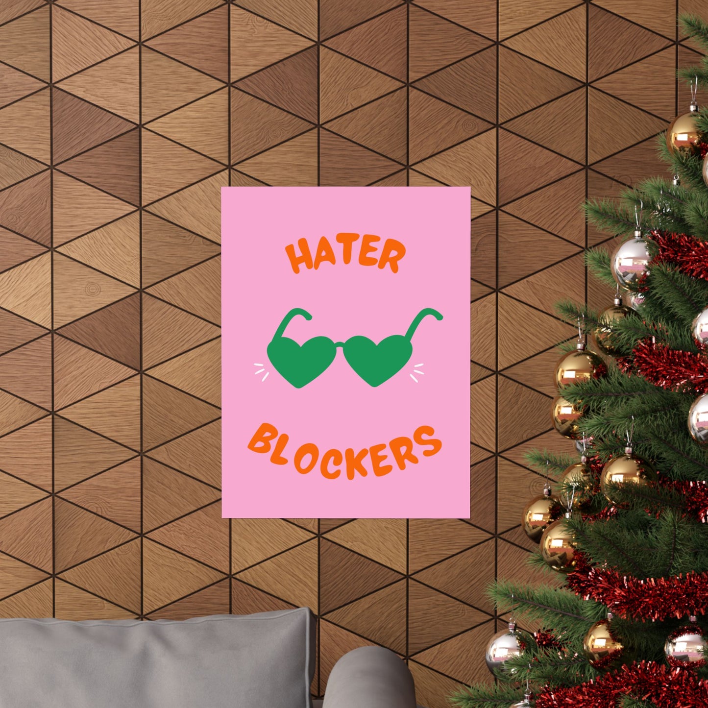 Hater Blockers Matte Vertical Poster