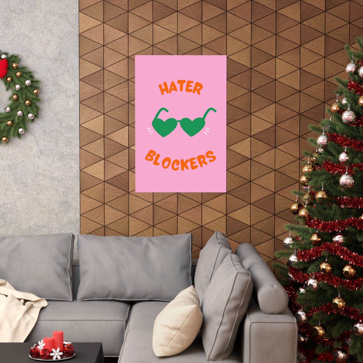 Hater Blockers Matte Vertical Poster