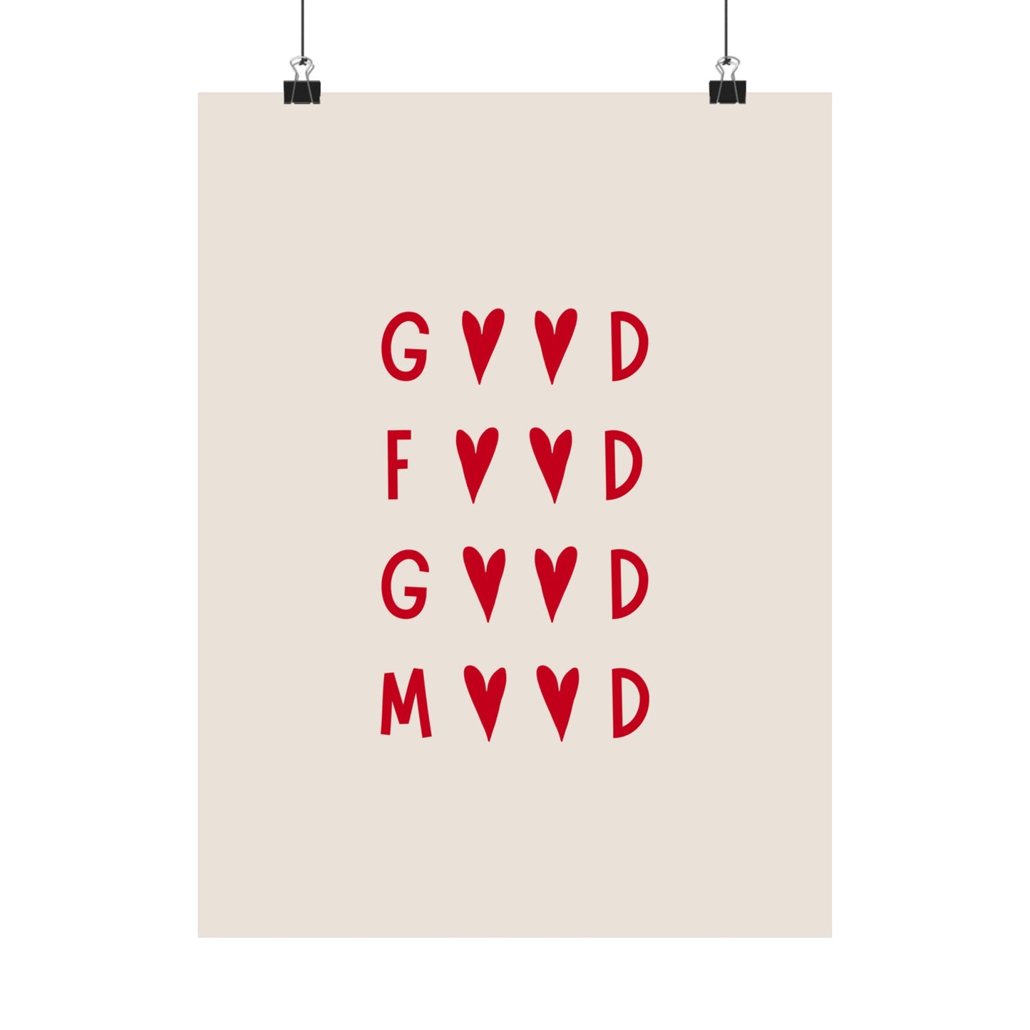Good Food Matte Vertical Poster