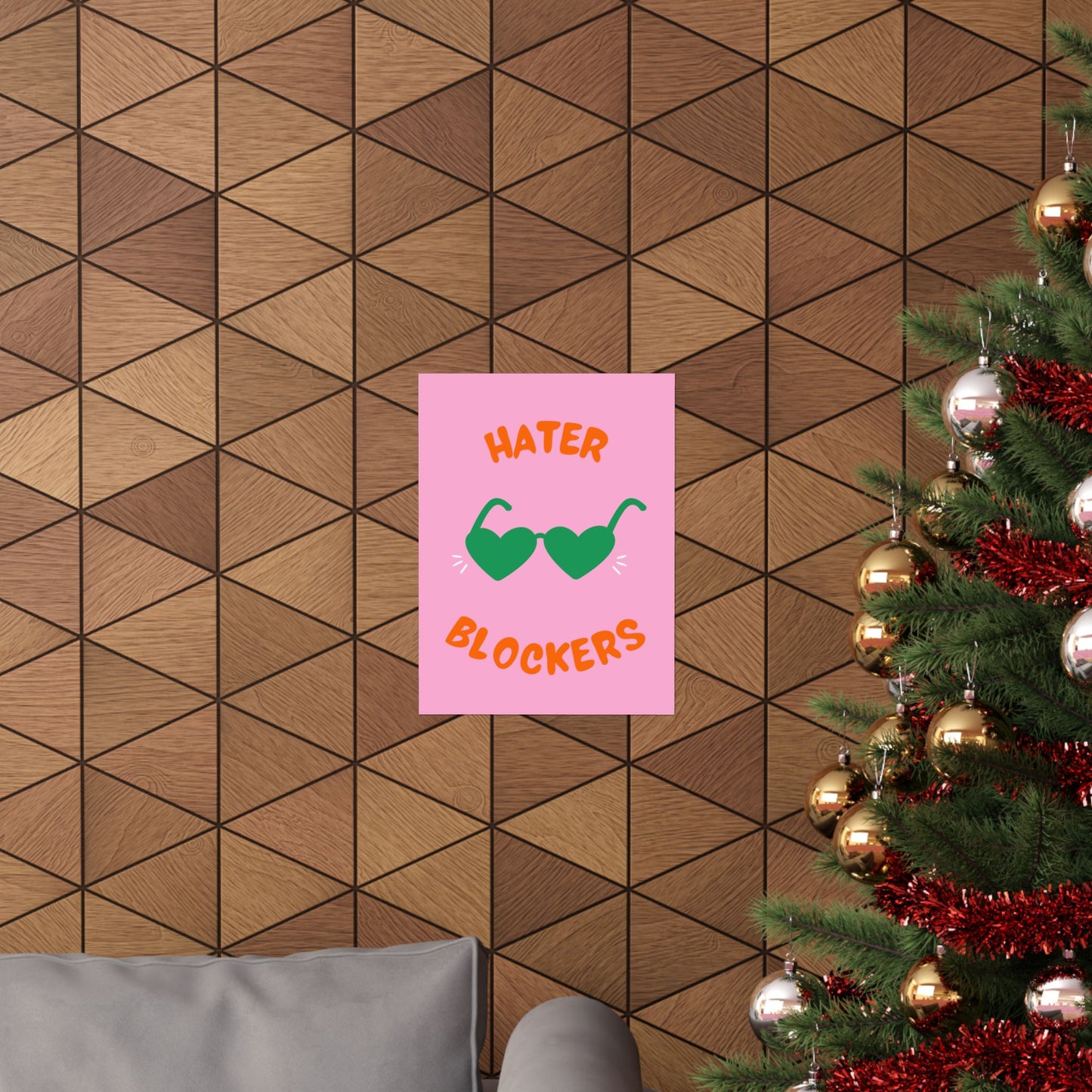 Hater Blockers Matte Vertical Poster