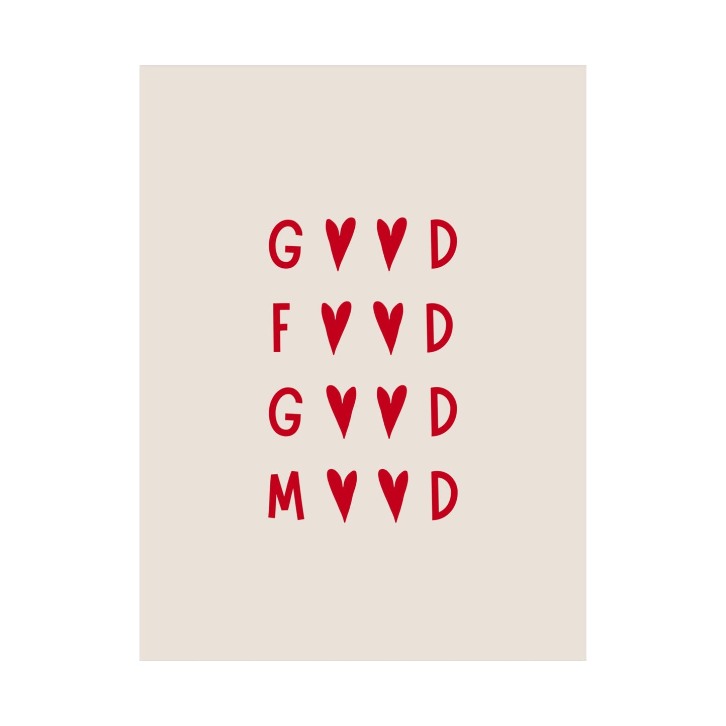 Good Food Matte Vertical Poster
