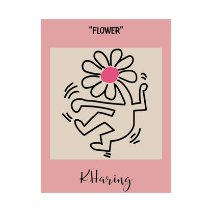 Flower Head Body Poster