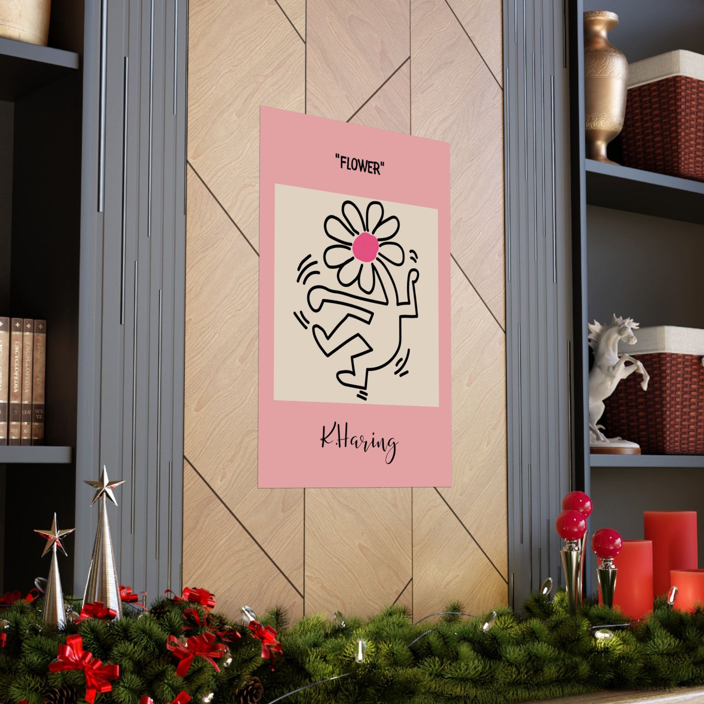 Flower Head Body Poster