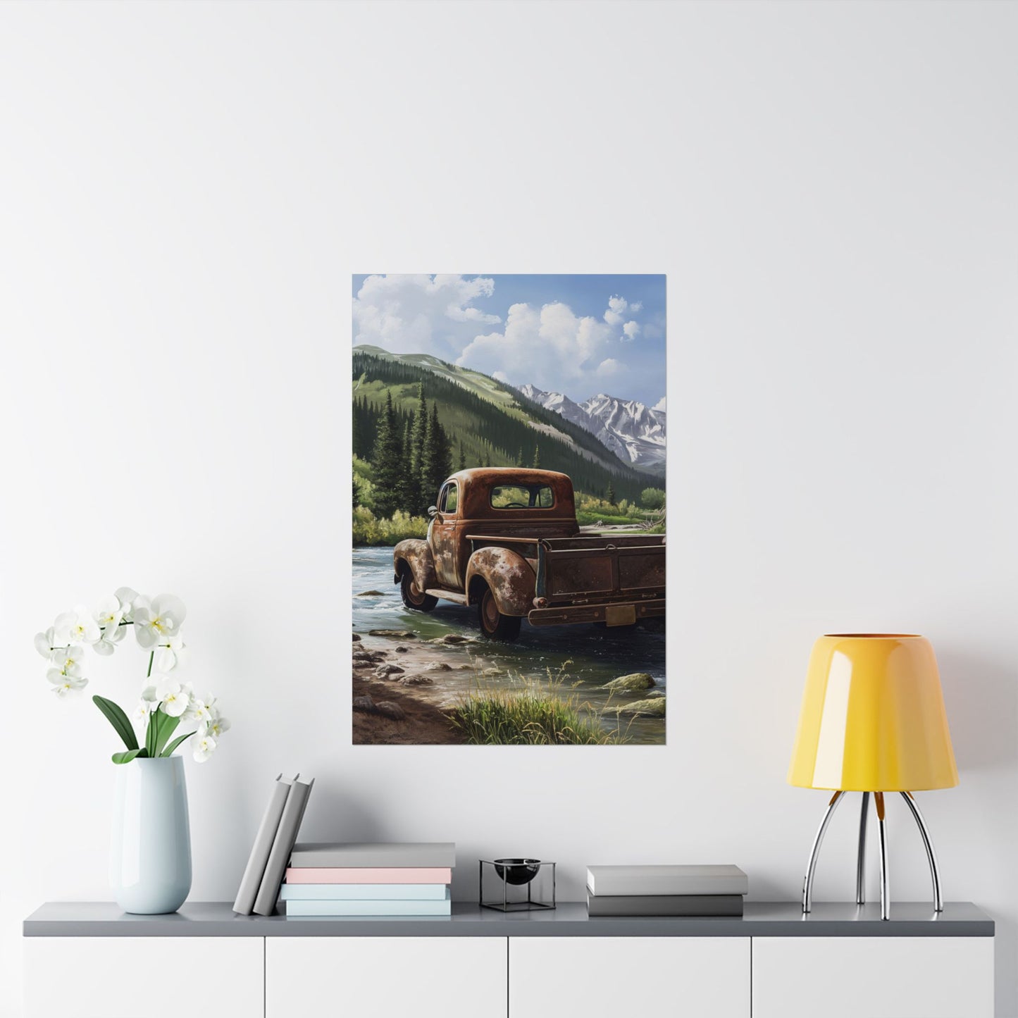 Old Vintage Truck Poster