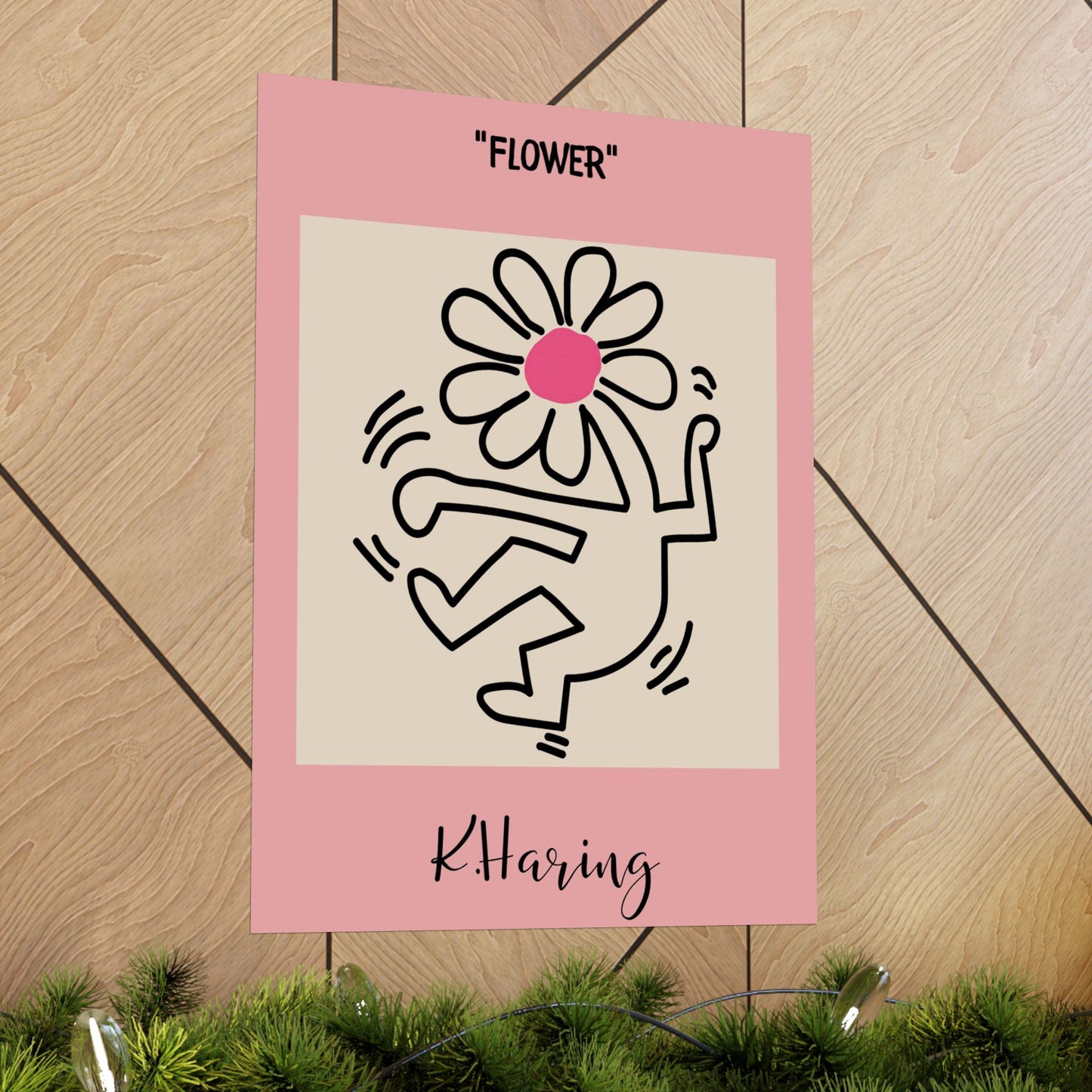 Flower Head Body Poster