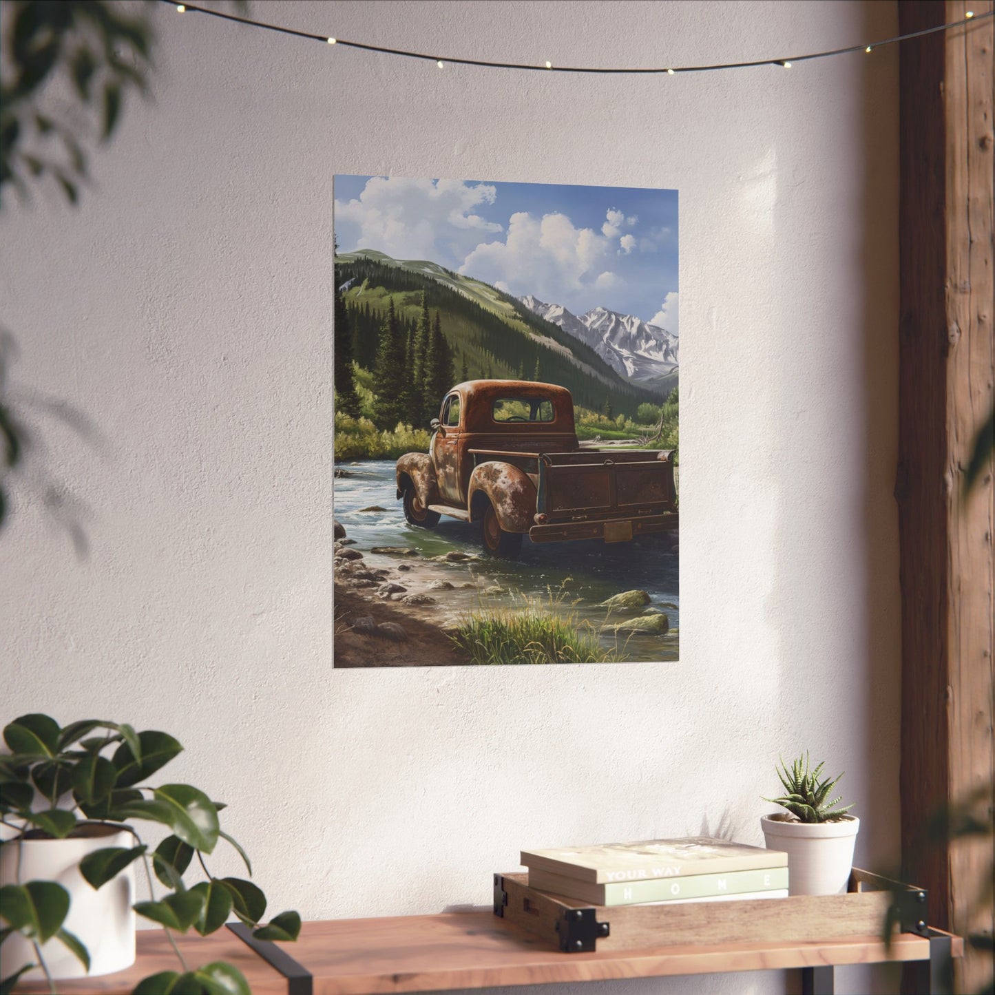 Old Vintage Truck Poster