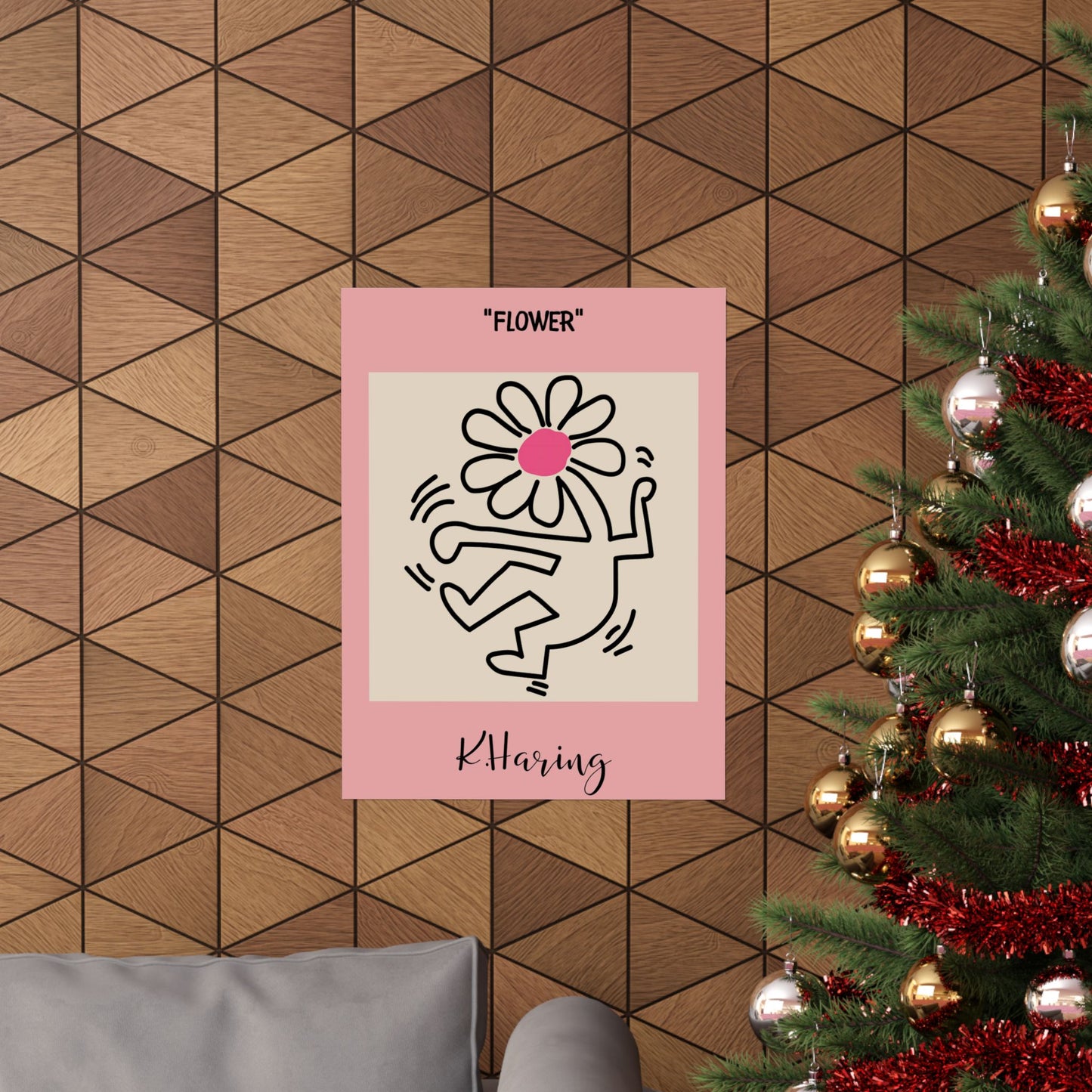 Flower Head Body Poster