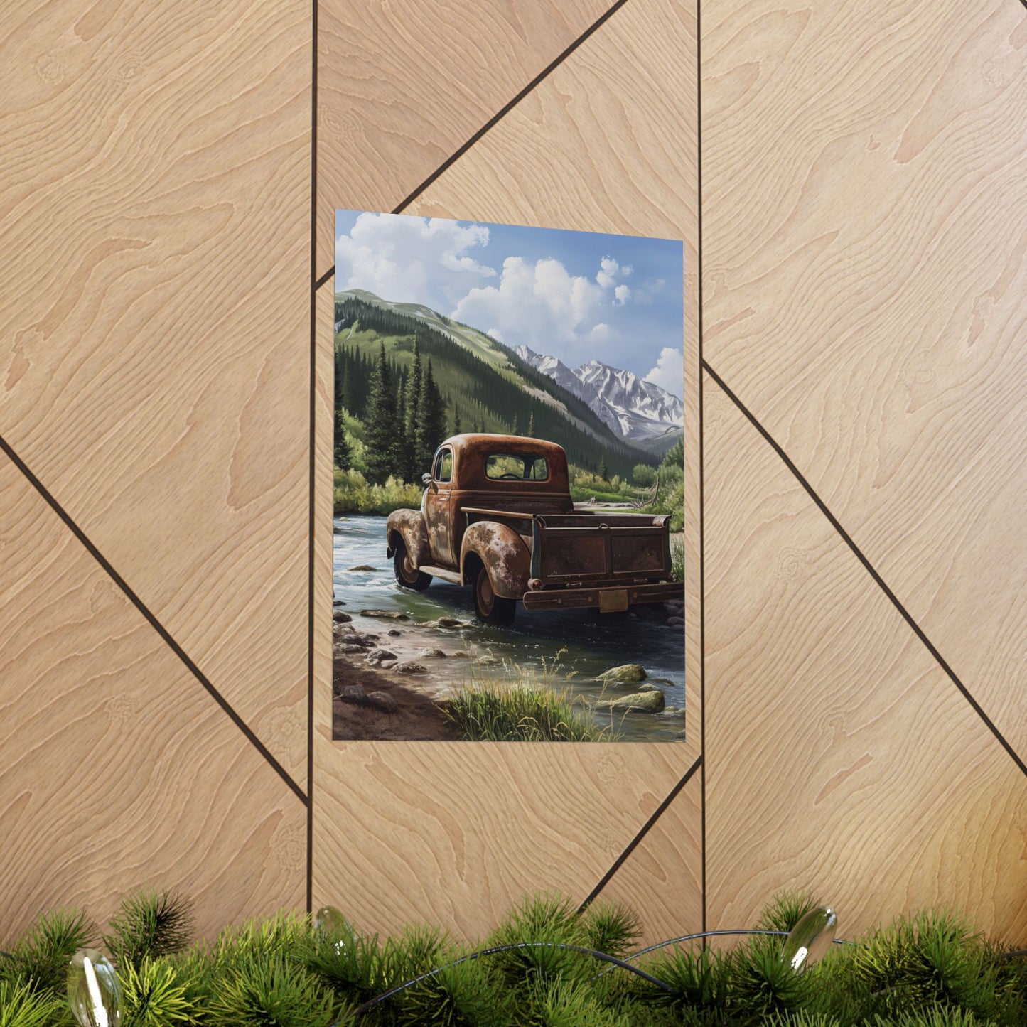 Old Vintage Truck Poster