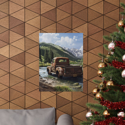 Old Vintage Truck Poster