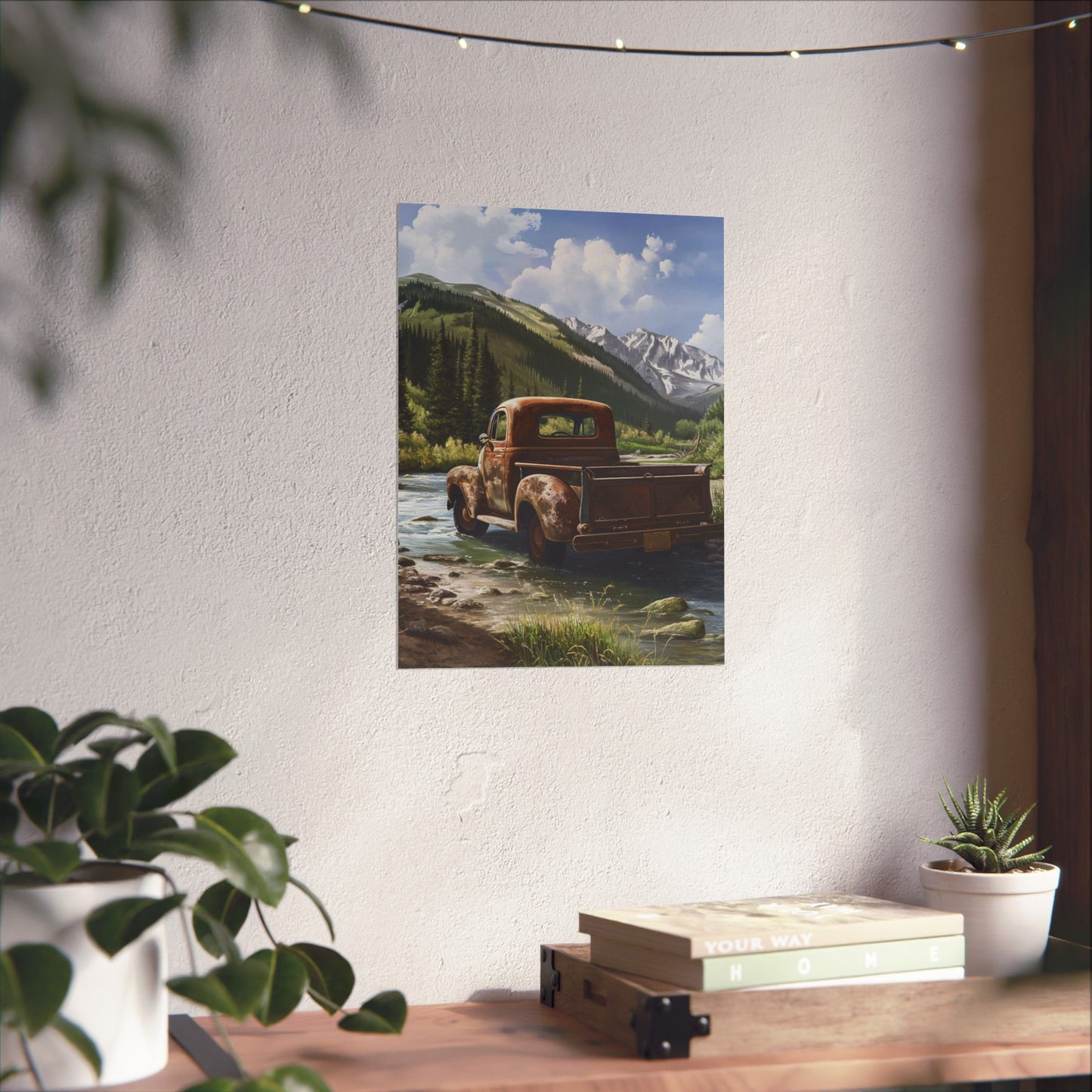 Old Vintage Truck Poster