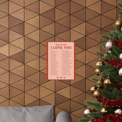 Ways to Say I Love You Poster