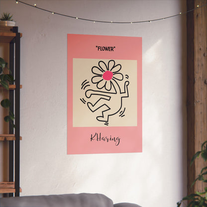 Flower Head Body Poster