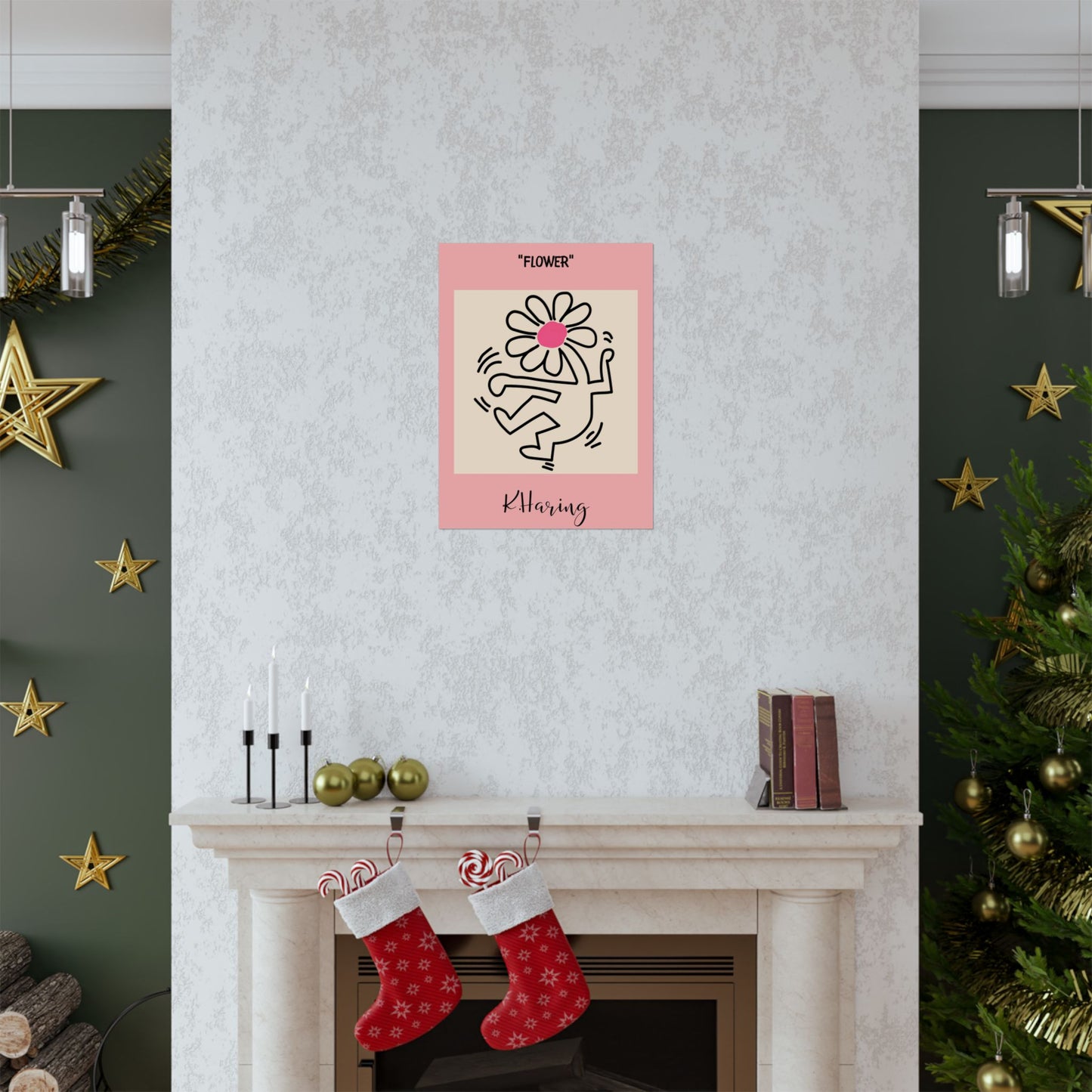 Flower Head Body Poster