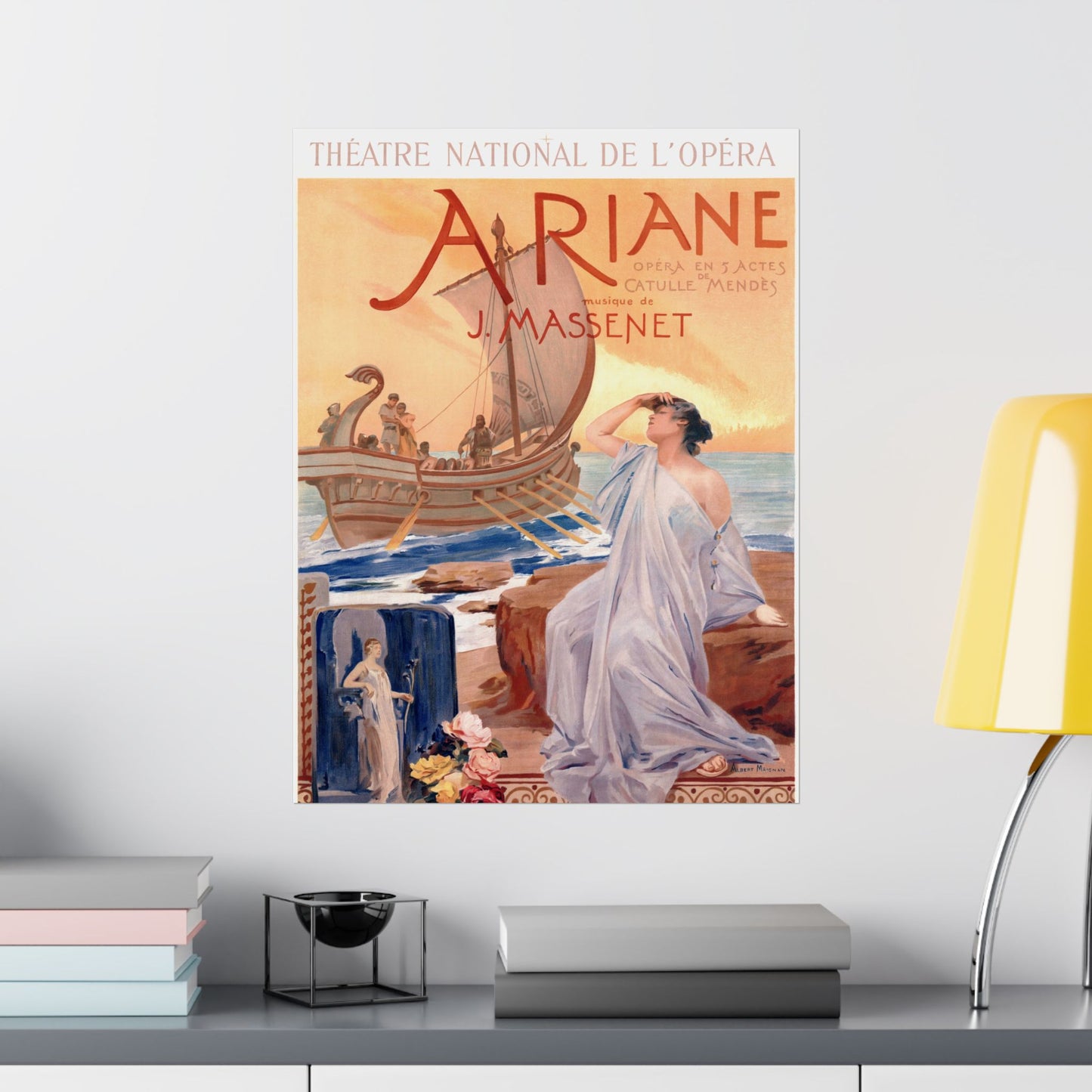 A Girl At Shipyard Poster