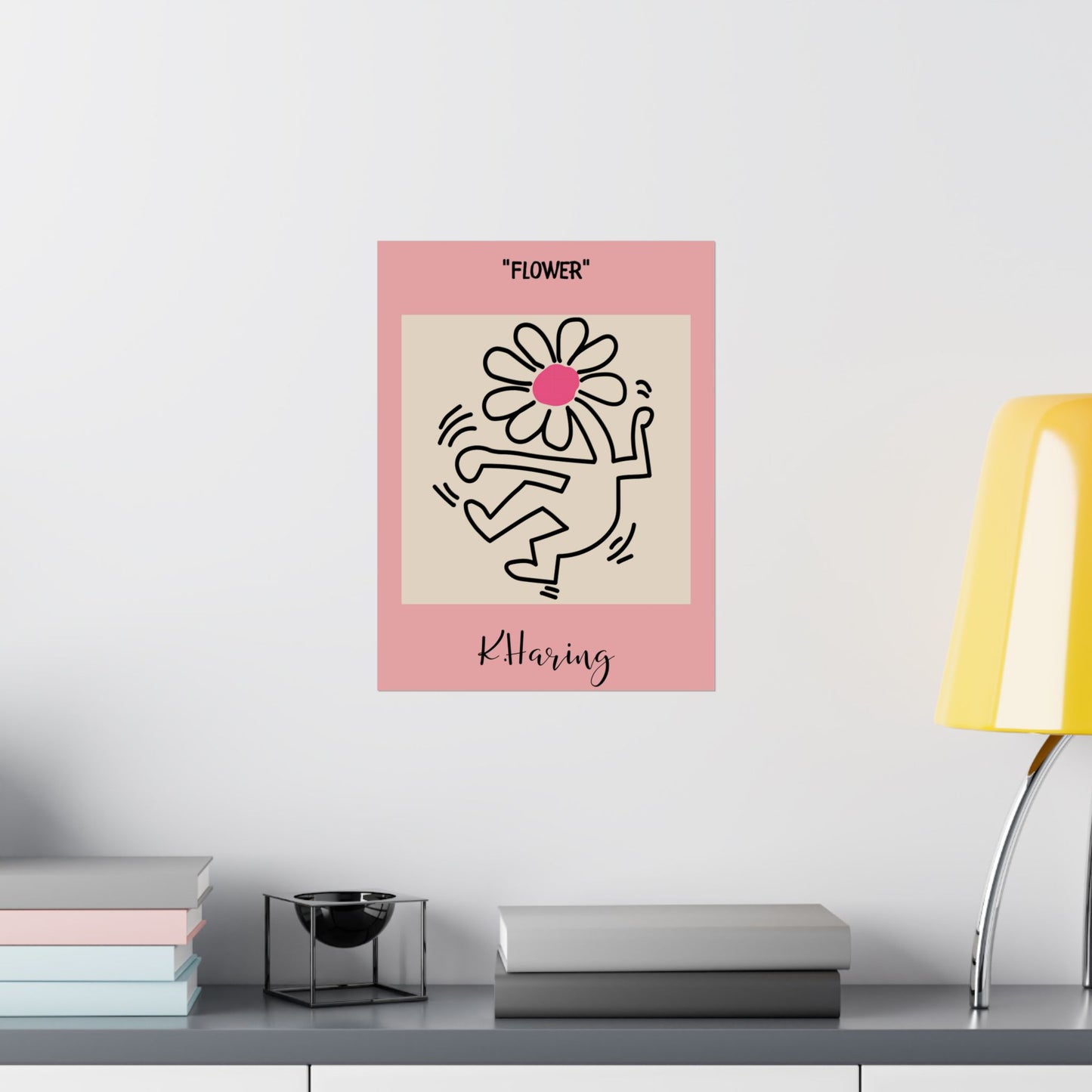 Flower Head Body Poster