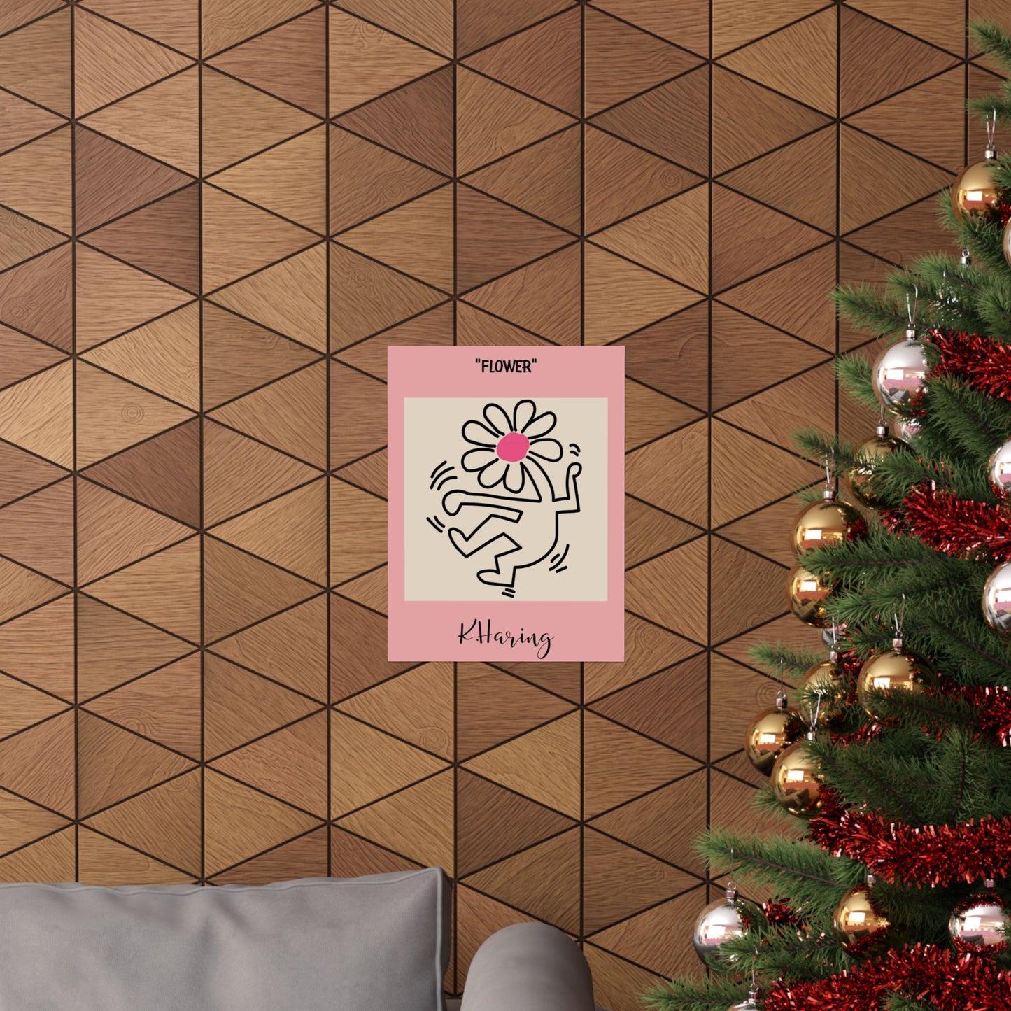 Flower Head Body Poster