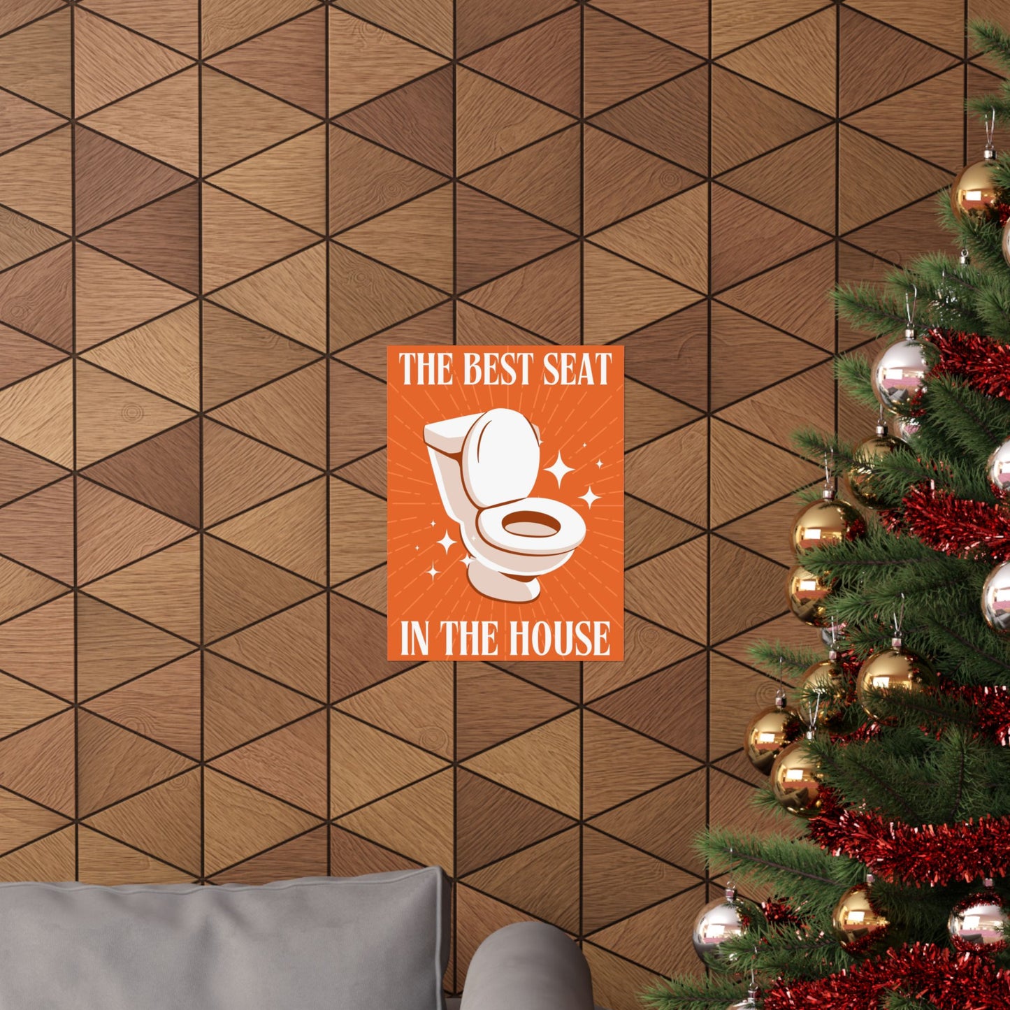 The Superior Seat Sign Poster