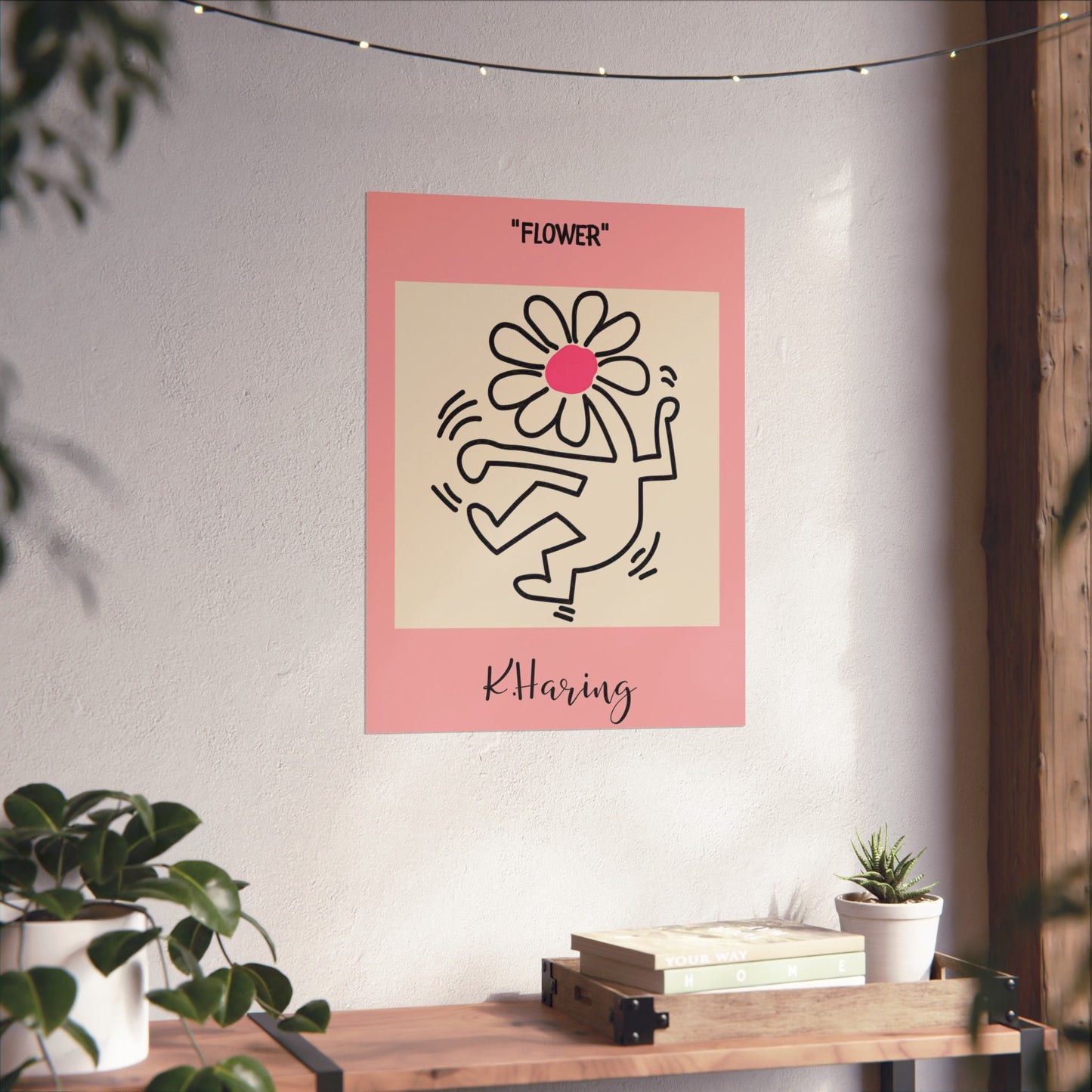 Flower Head Body Poster