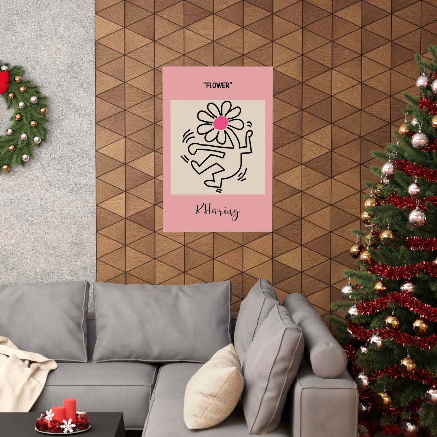 Flower Head Body Poster