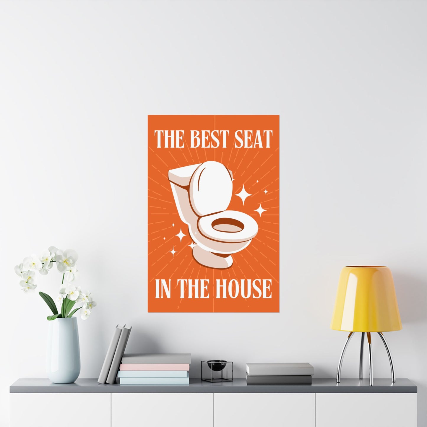 The Superior Seat Sign Poster