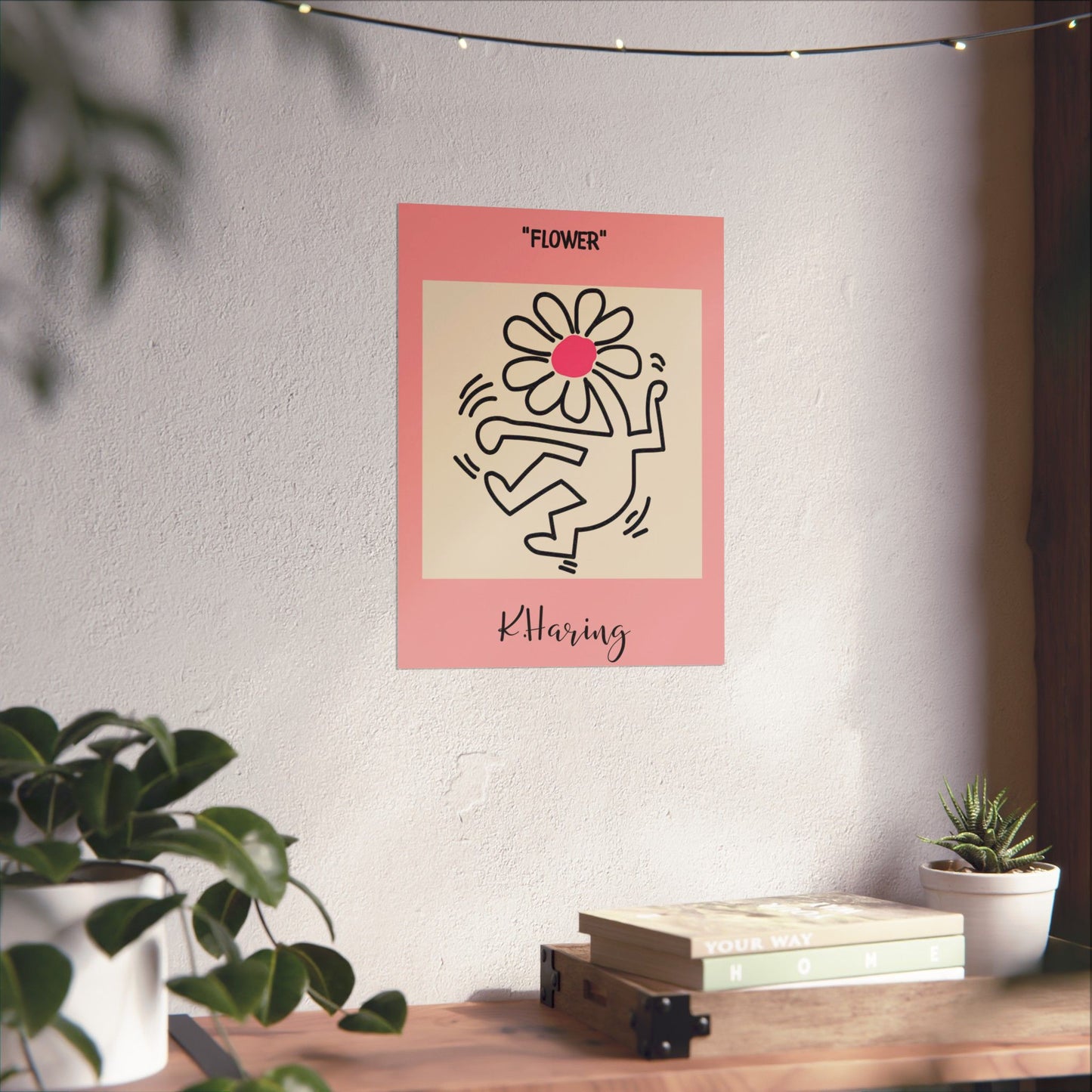 Flower Head Body Poster