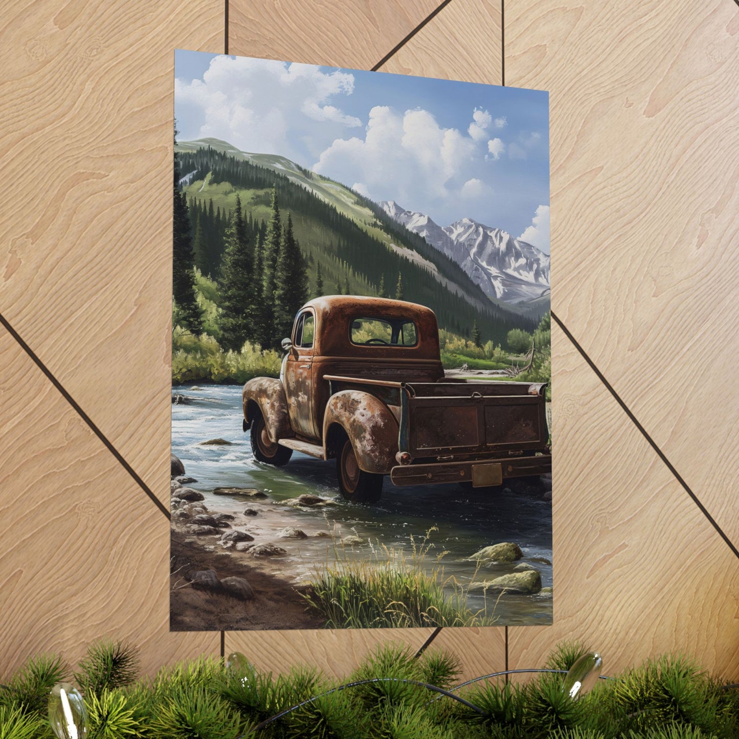 Old Vintage Truck Poster
