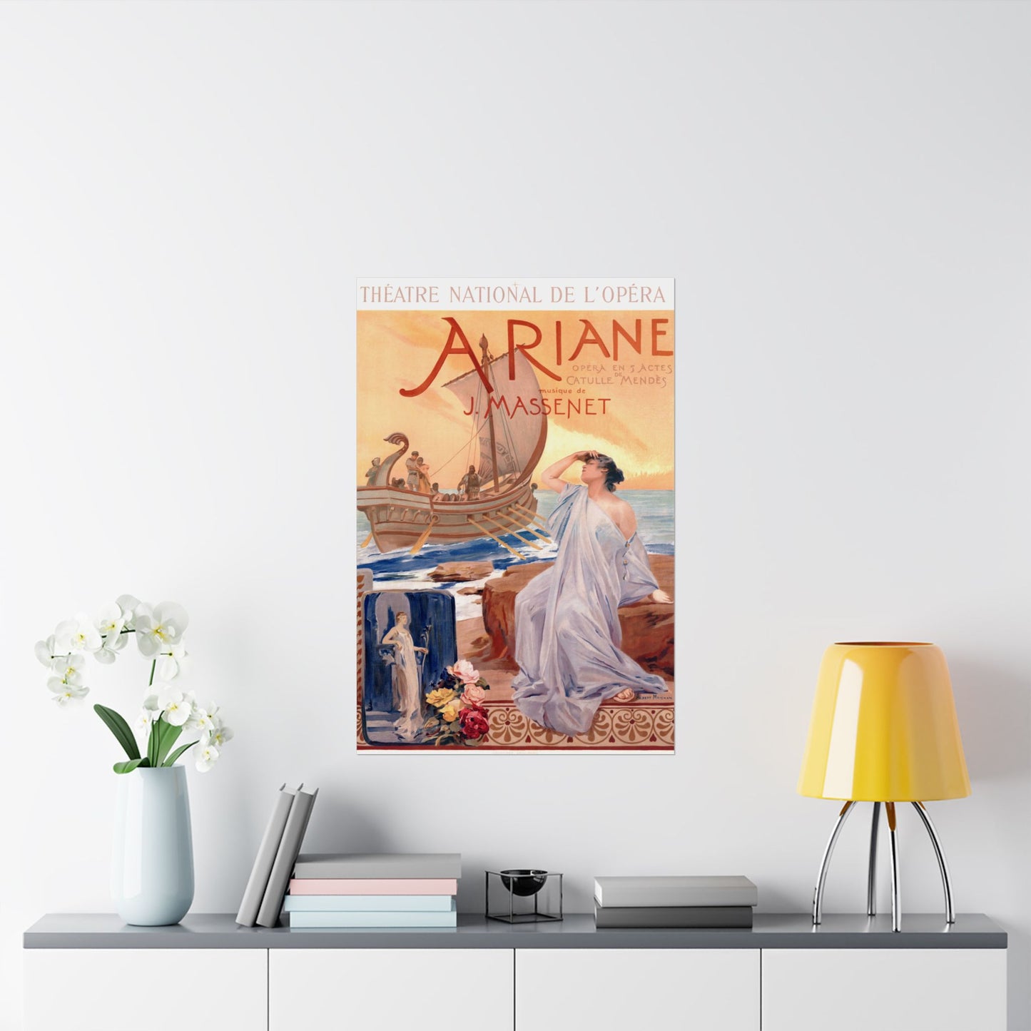 A Girl At Shipyard Poster