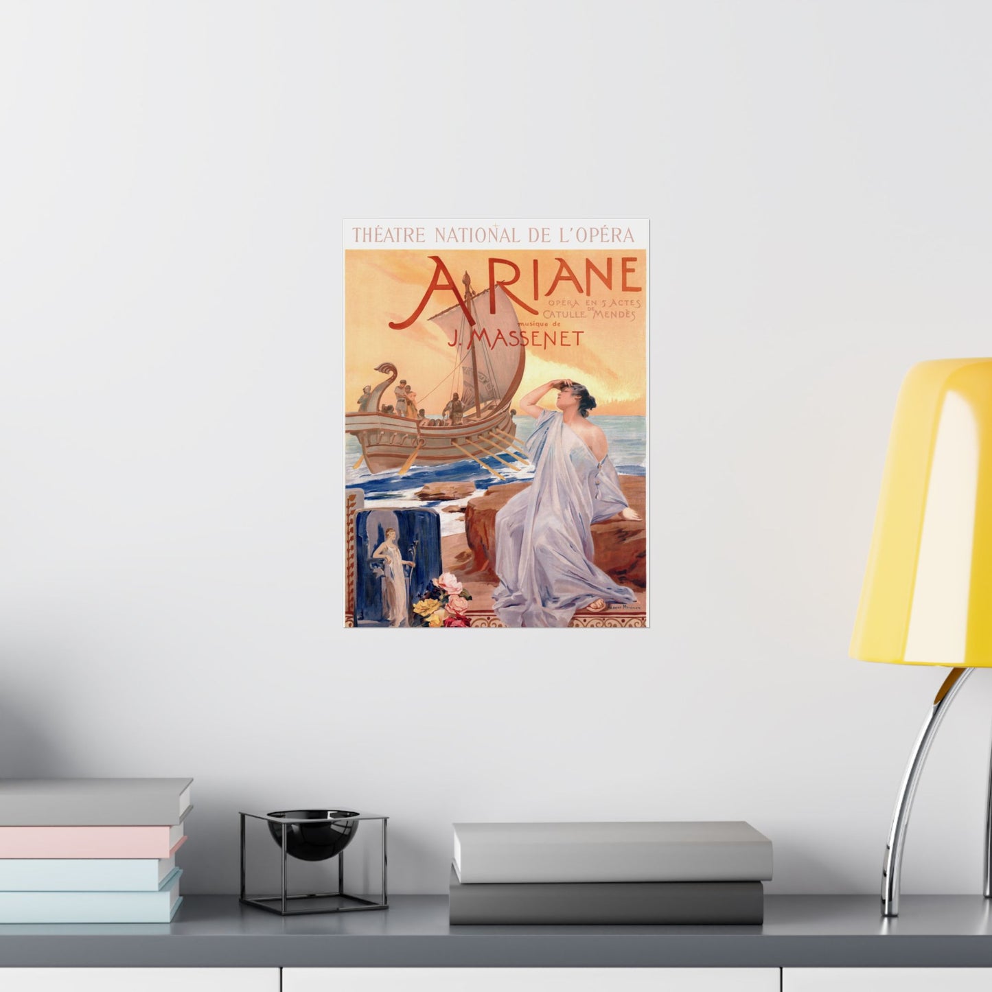 A Girl At Shipyard Poster