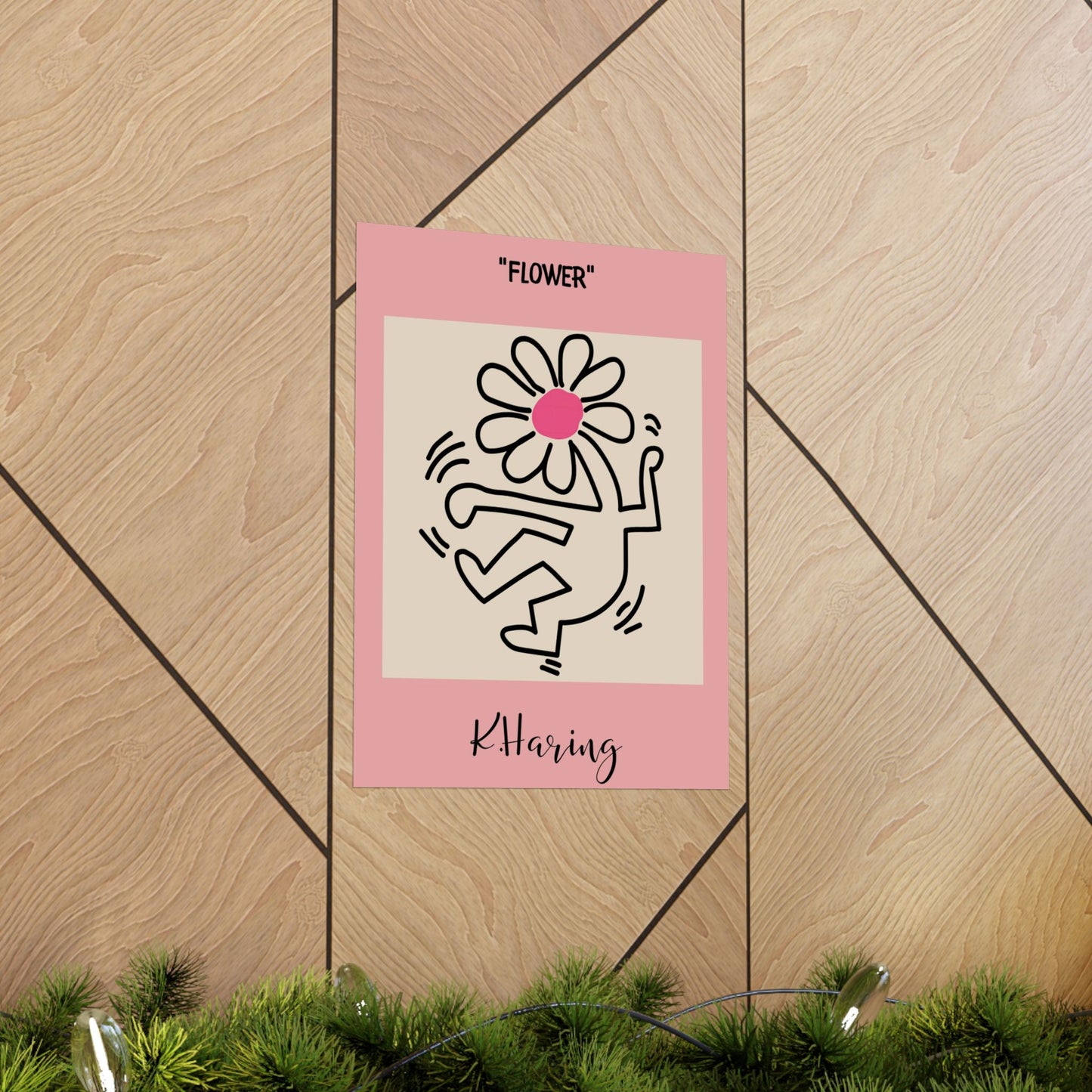 Flower Head Body Poster