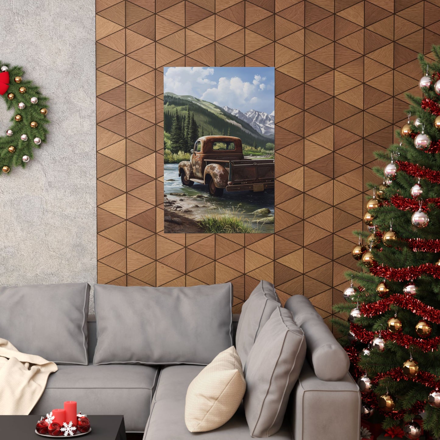 Old Vintage Truck Poster