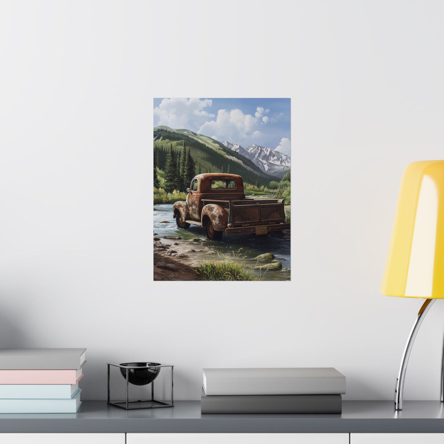 Old Vintage Truck Poster