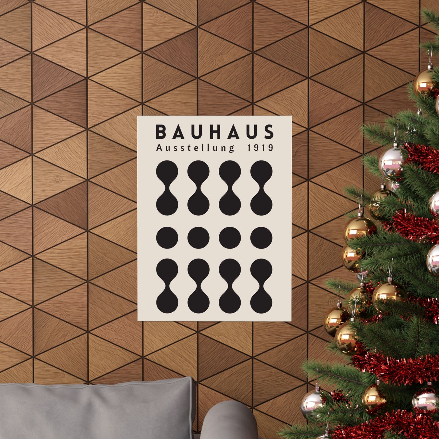 Bauhaus Geometric Canvas Art