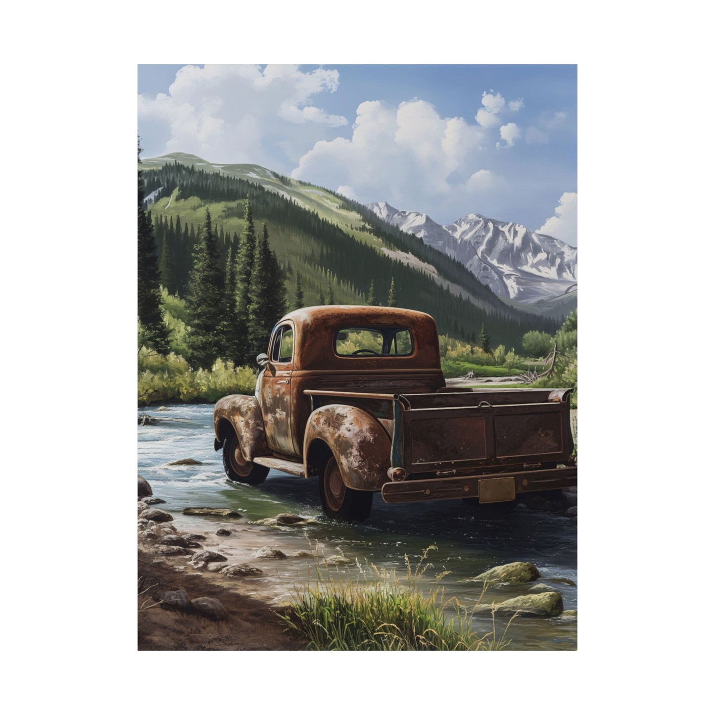 Old Vintage Truck Poster