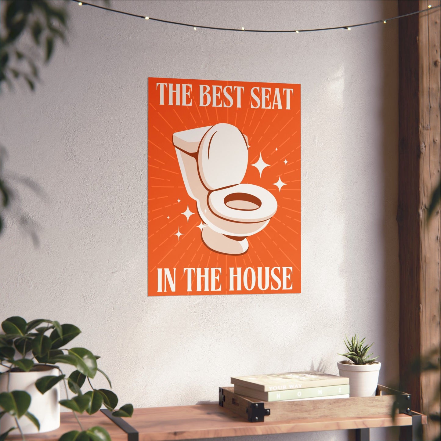 The Superior Seat Sign Poster