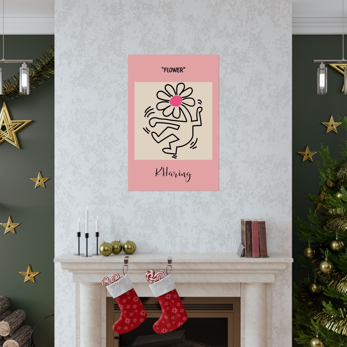Flower Head Body Poster