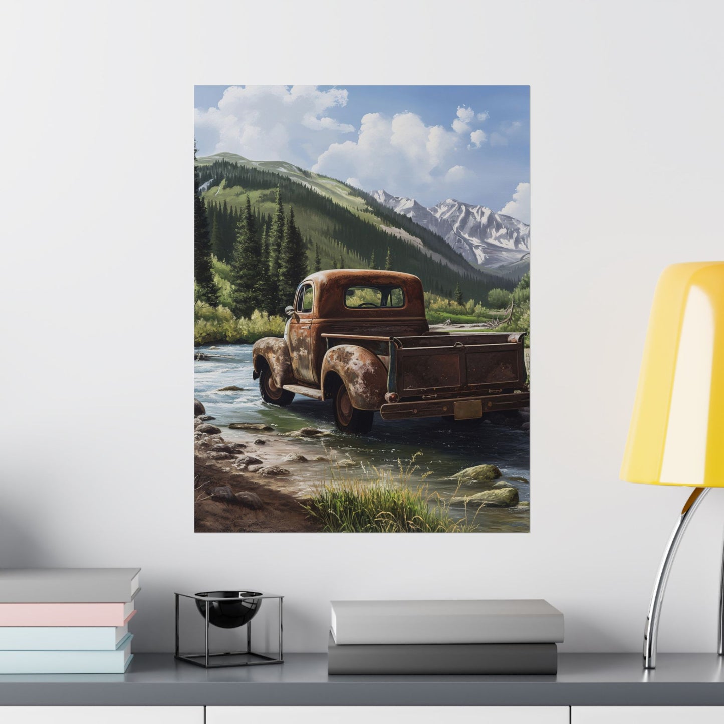 Old Vintage Truck Poster
