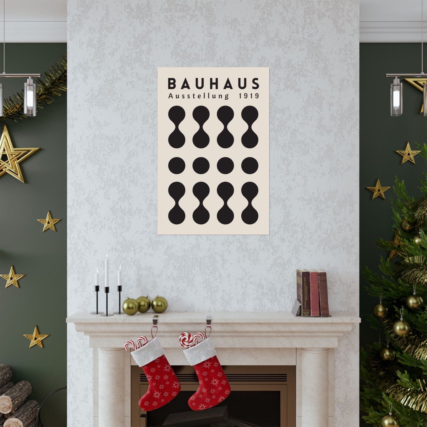 Bauhaus Geometric Canvas Art