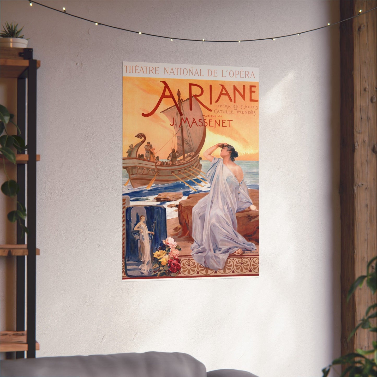 A Girl At Shipyard Poster