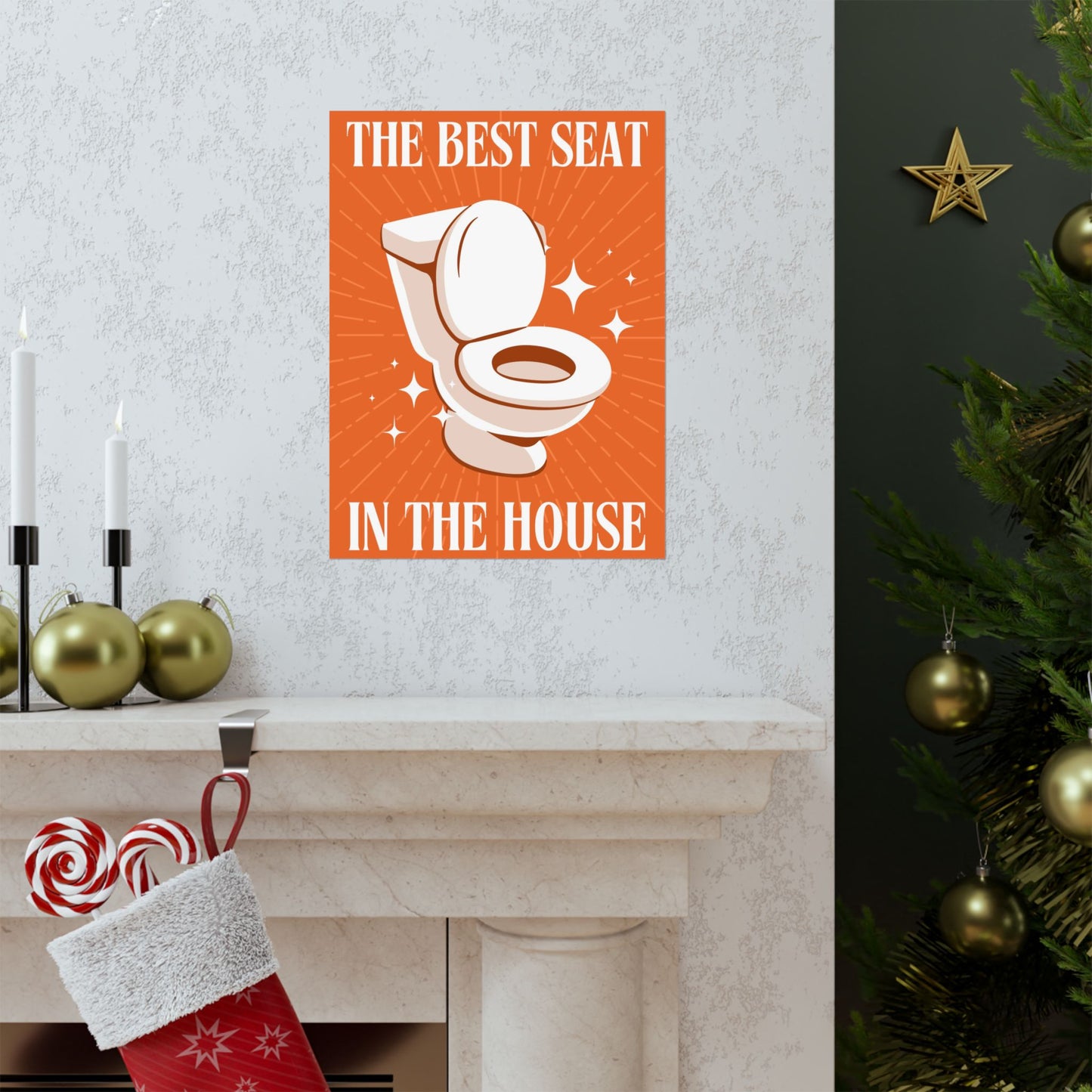 The Superior Seat Sign Poster