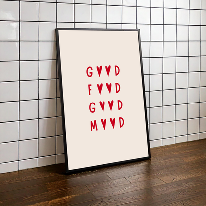 Good Food Matte Vertical Poster
